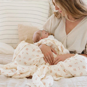 Saranoni Bamboo Rayon Muslin Swaddle (47"x47")