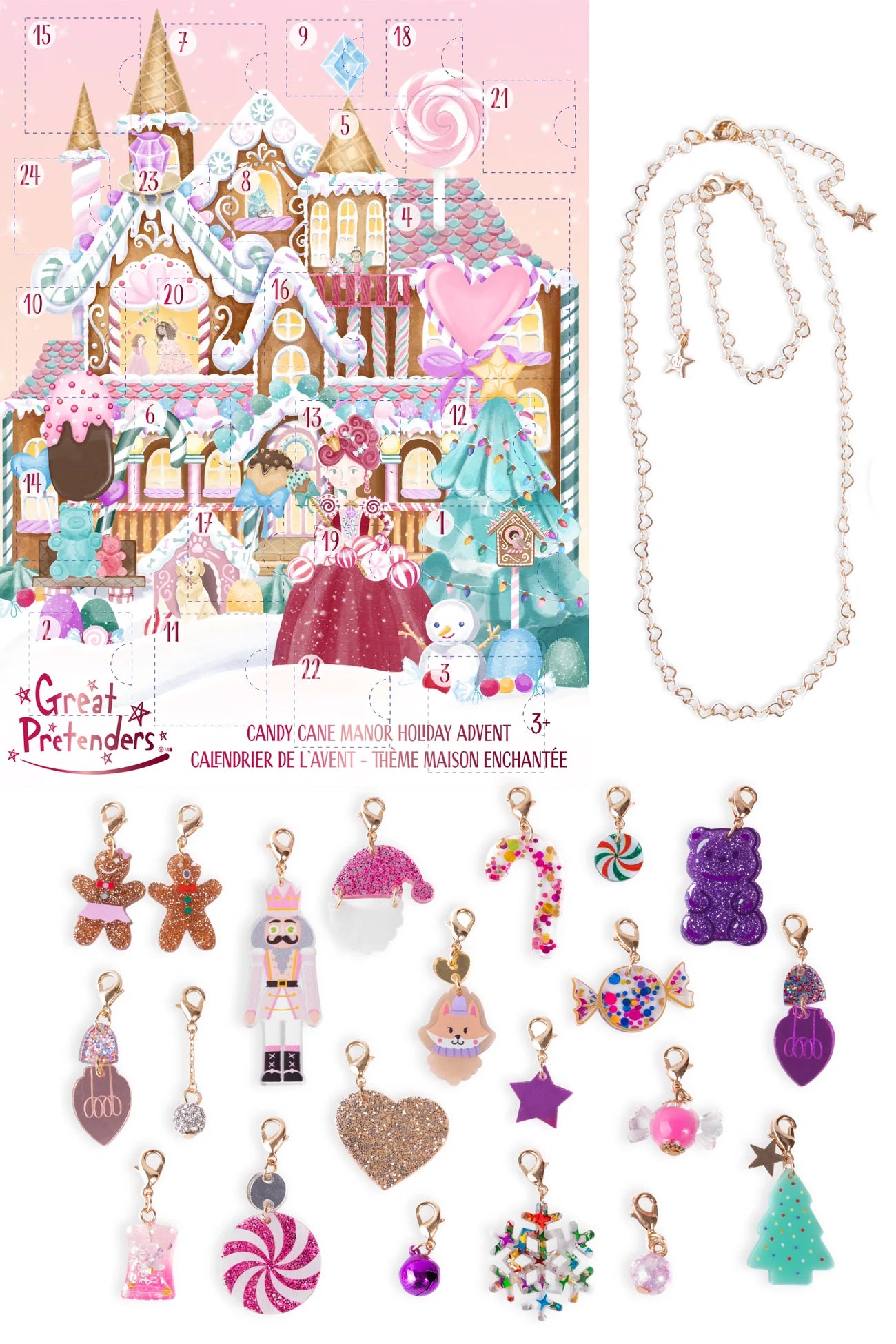 Jewelry Advent Calendar / Candy Cane Manor