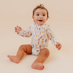 Copper Pearl Bandana Bib / Juliet