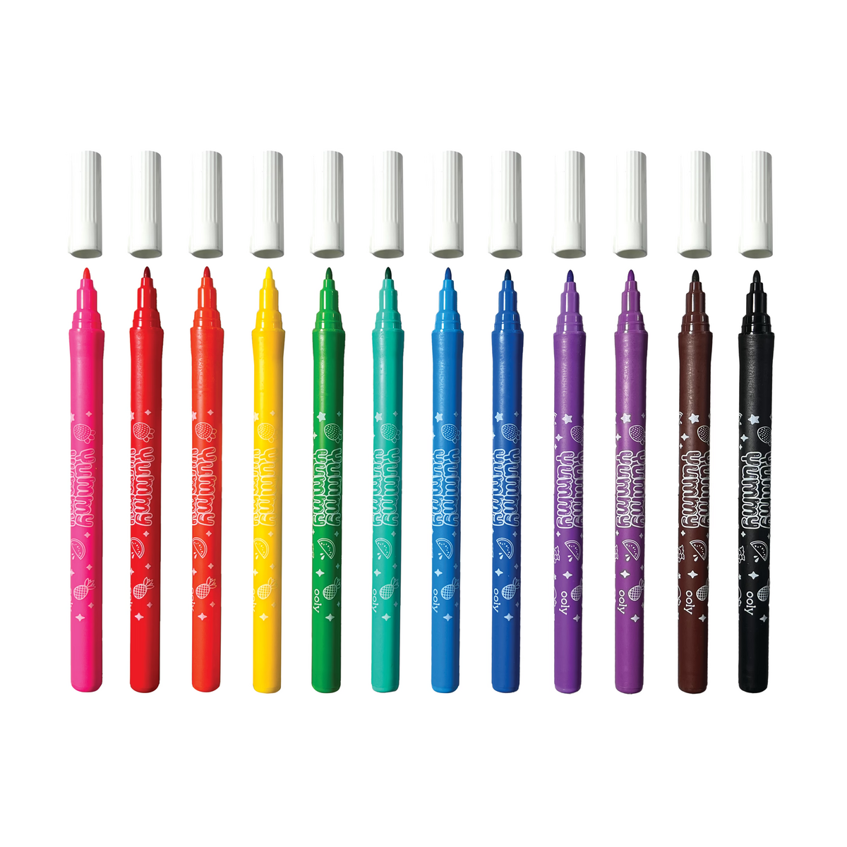 Ooly Yummy Yummy Fruit Scented Markers Set