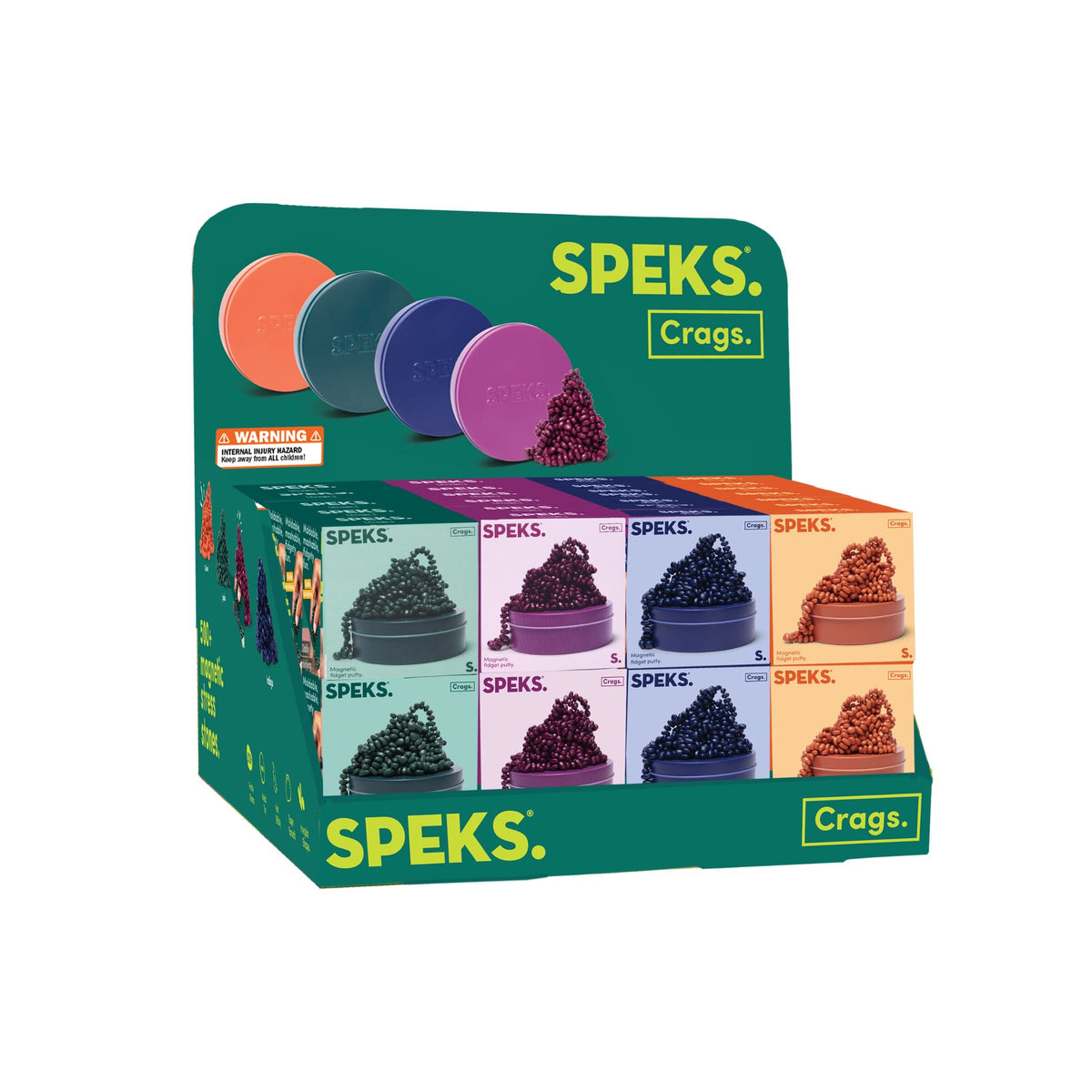Speks Matte Mini Crags Magnetic Set