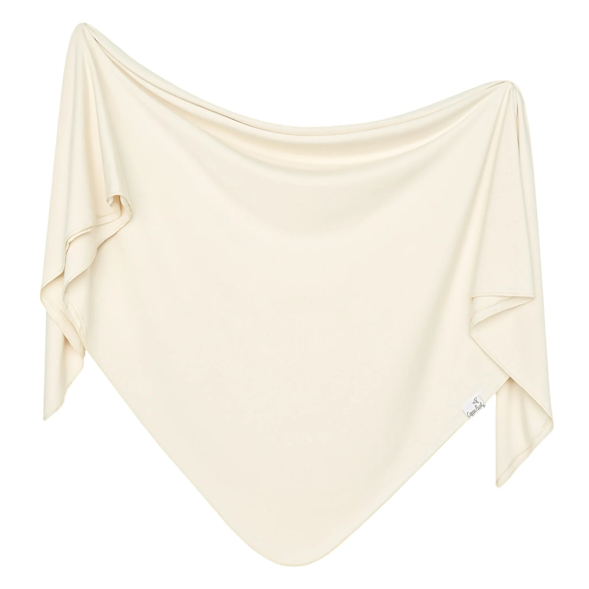 Copper Pearl Knit Swaddle Blanket / Cru