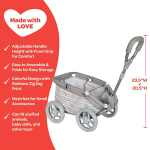 Adora Baby Doll Wagon / Rainbow Zig Zag