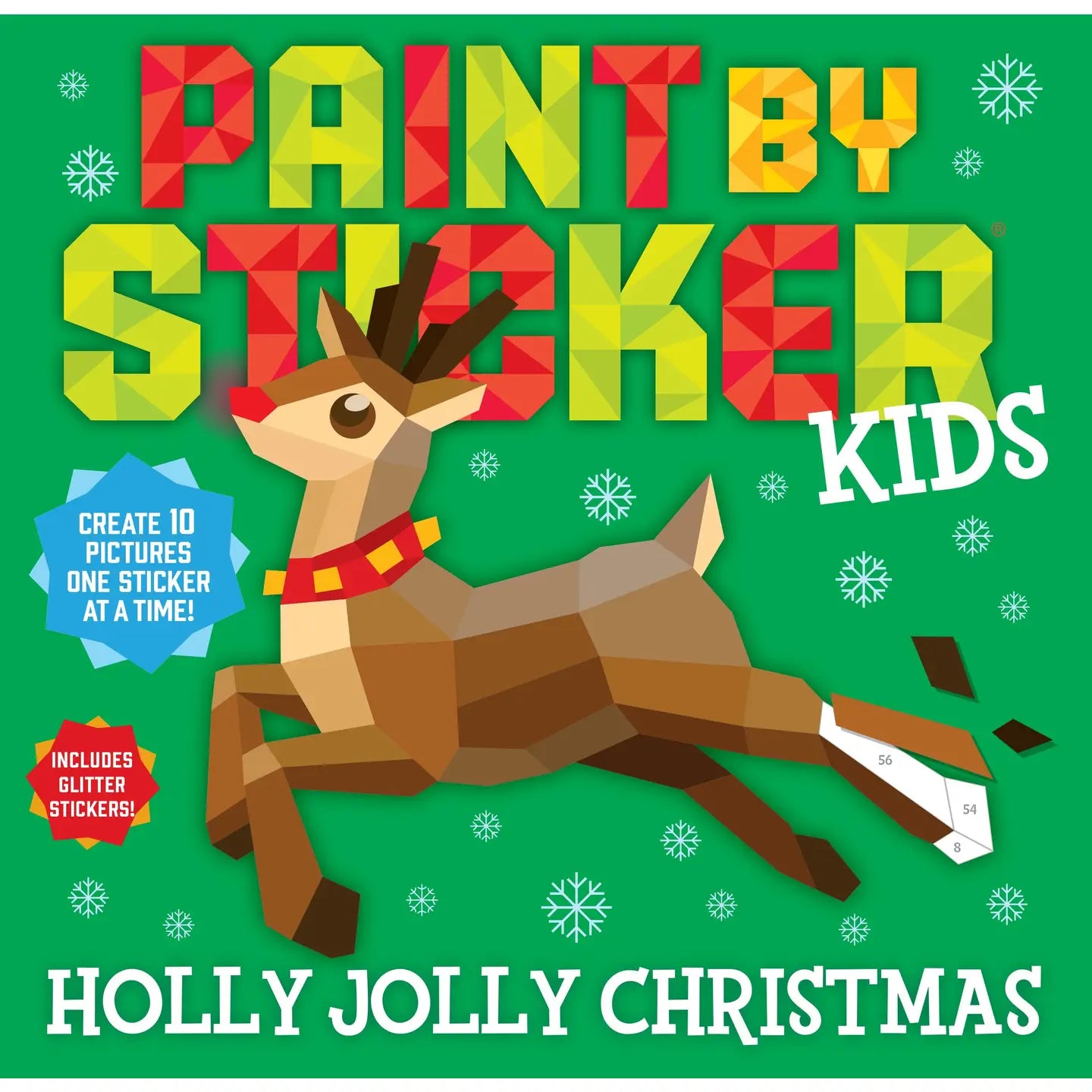 Paint By Sticker Kids: Holly Jolly Christmas