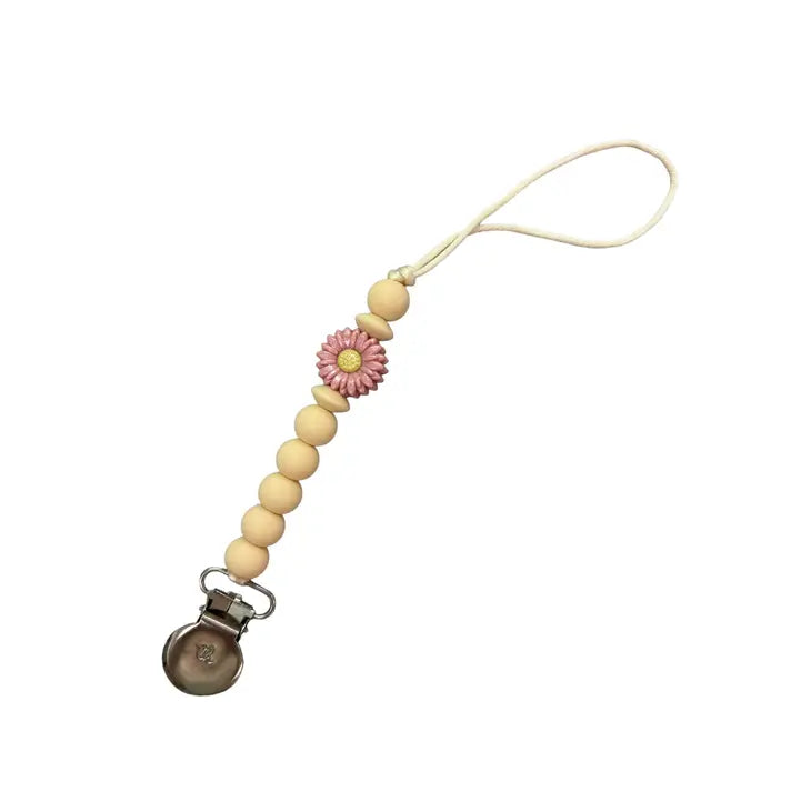 Ellie Silicone Pacifier & Toy Clip