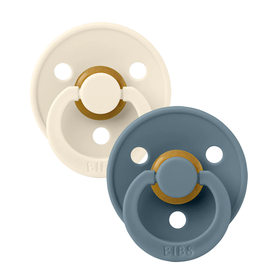BIBS Round Pacifier 2-Pack / Size 2 (6-18 Months)
