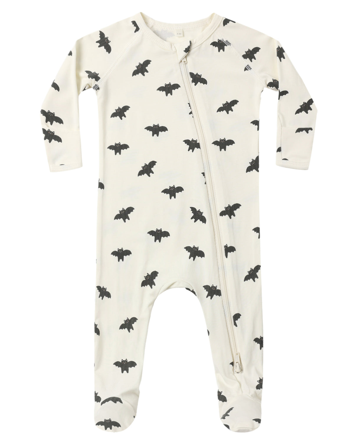Quincy Mae Bamboo Zip Footie / Bats