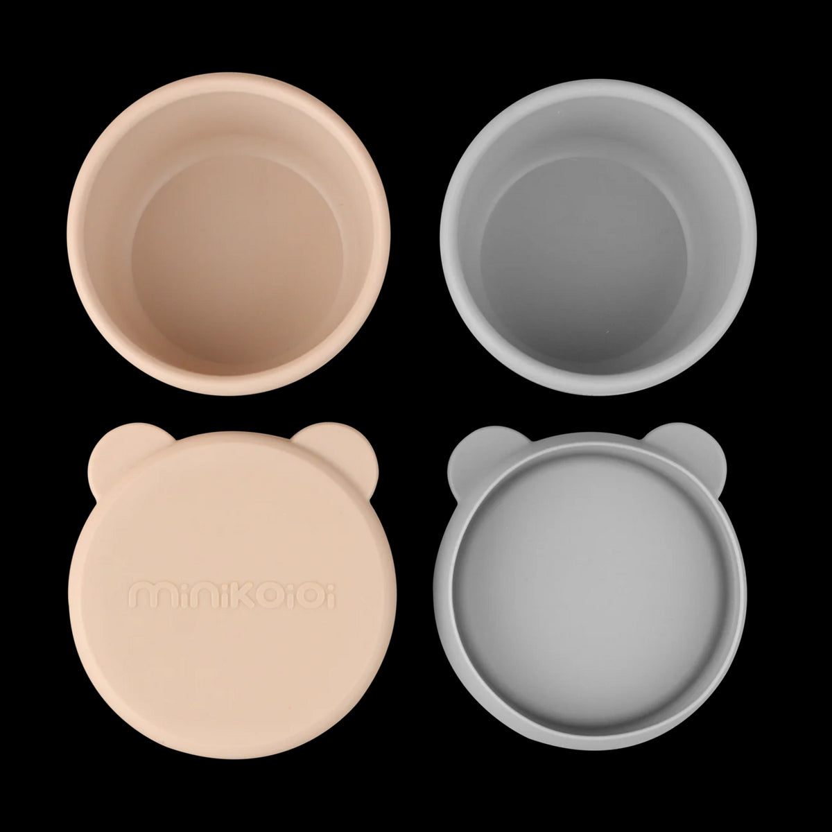 2-Pack Silicone Mini Bowl with Lid