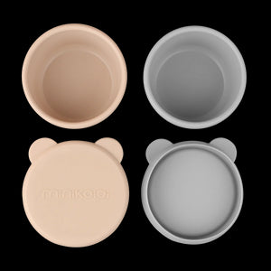 2-Pack Silicone Mini Bowl with Lid