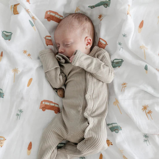 Saranoni Bamboo Rayon Muslin Swaddle (47"x47")