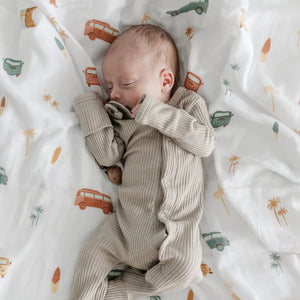 Saranoni Bamboo Rayon Muslin Swaddle (47"x47")