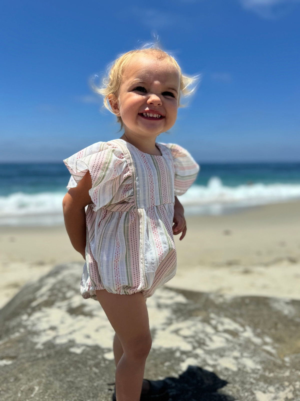 Miranda Bubble / Pink Multi-Stripe