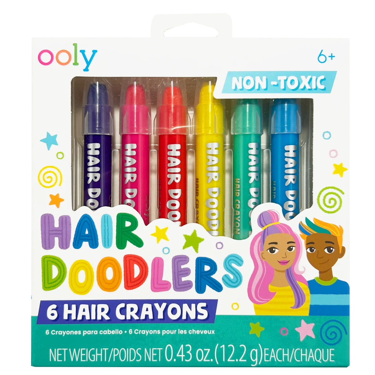 Ooly Body Doodlers: Hair Crayons