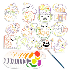 Ooly Playful Painters: Easy Watercolor Painting Kit - Trick or Treat