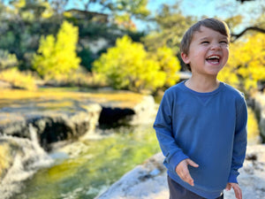 Me & Henry Tarquin Cosy Sweatshirt / China Blue (FW25)