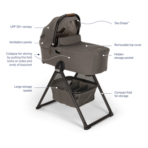 Nuna DEMI Next Bassinet + Stand