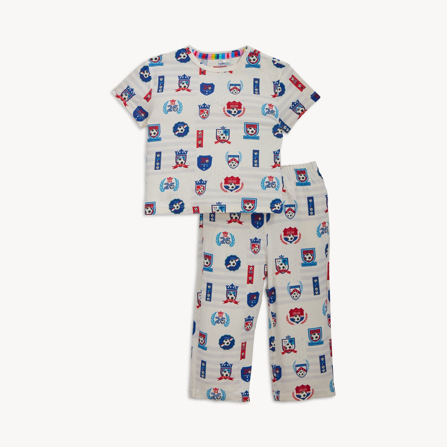 Magnetic Me Modal RightFit Toddler Pajama Set / Team Goals USA