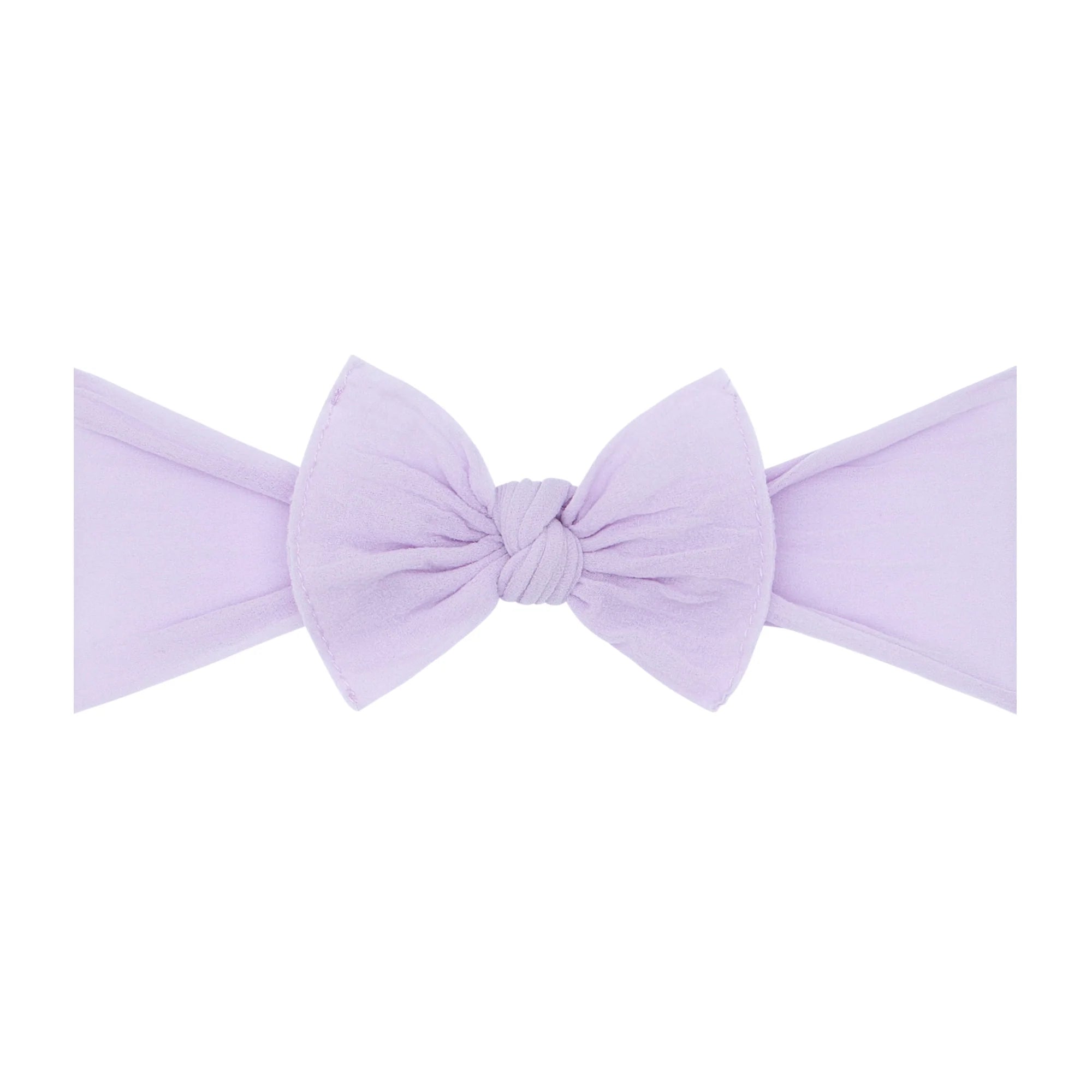 Baby Bling Itty Bitty Knot Headband (Up To 10 lbs) / Light Orchid