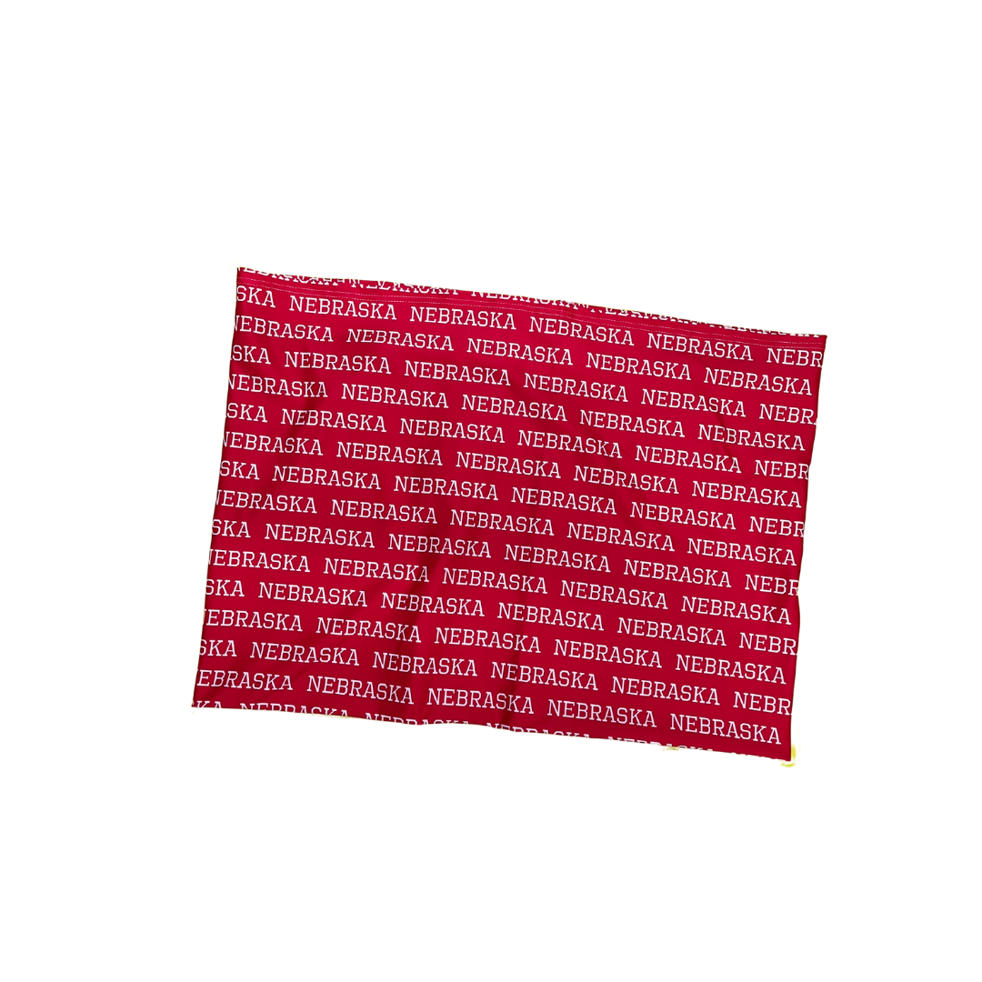 Stretchy Nebraska Blanket / 30" x 40"