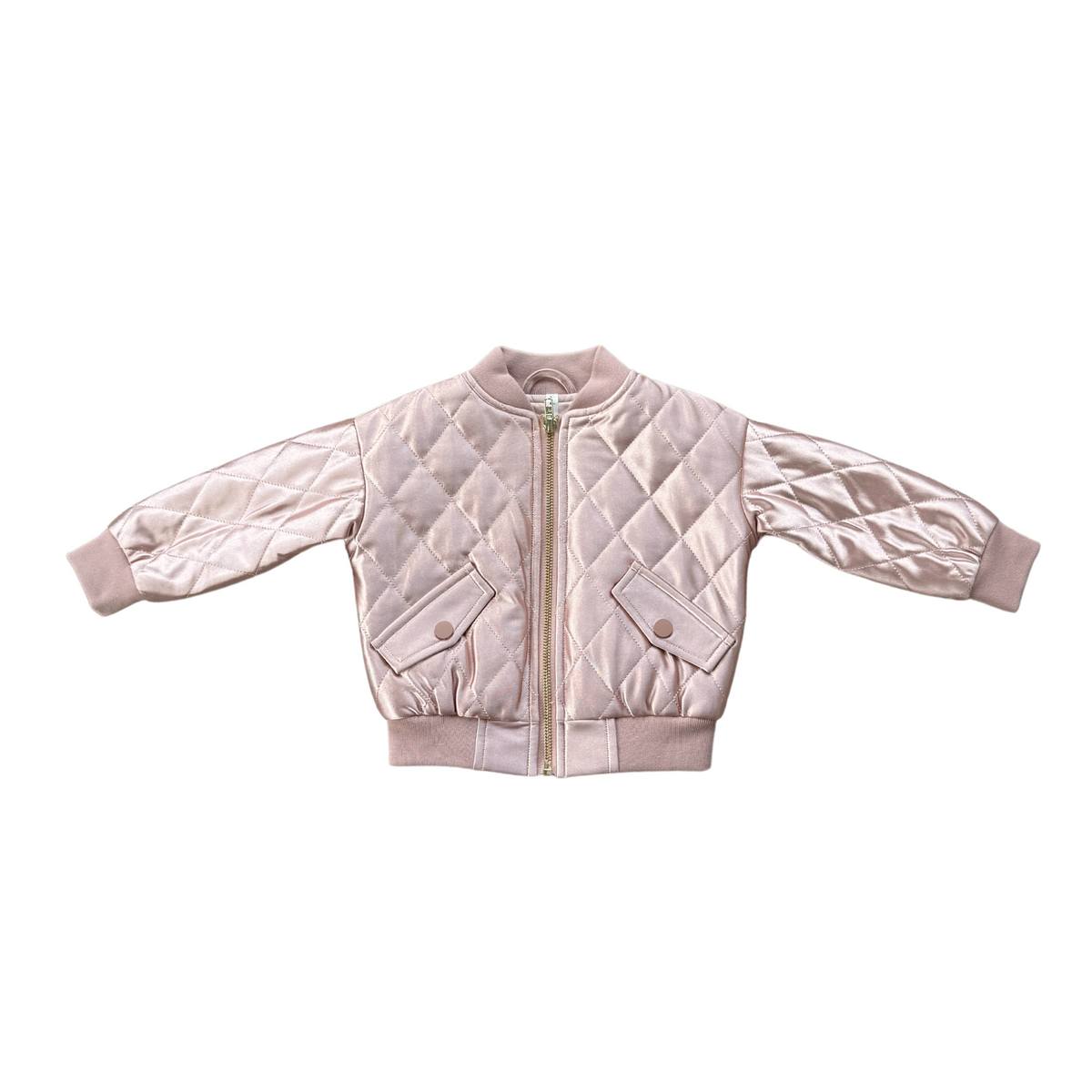 Babysprouts Misty Rose Bomber Jacket