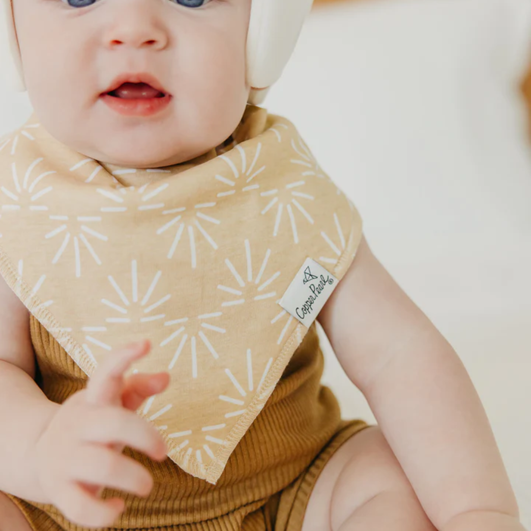 Copper Pearl Bandana Bibs / Sol