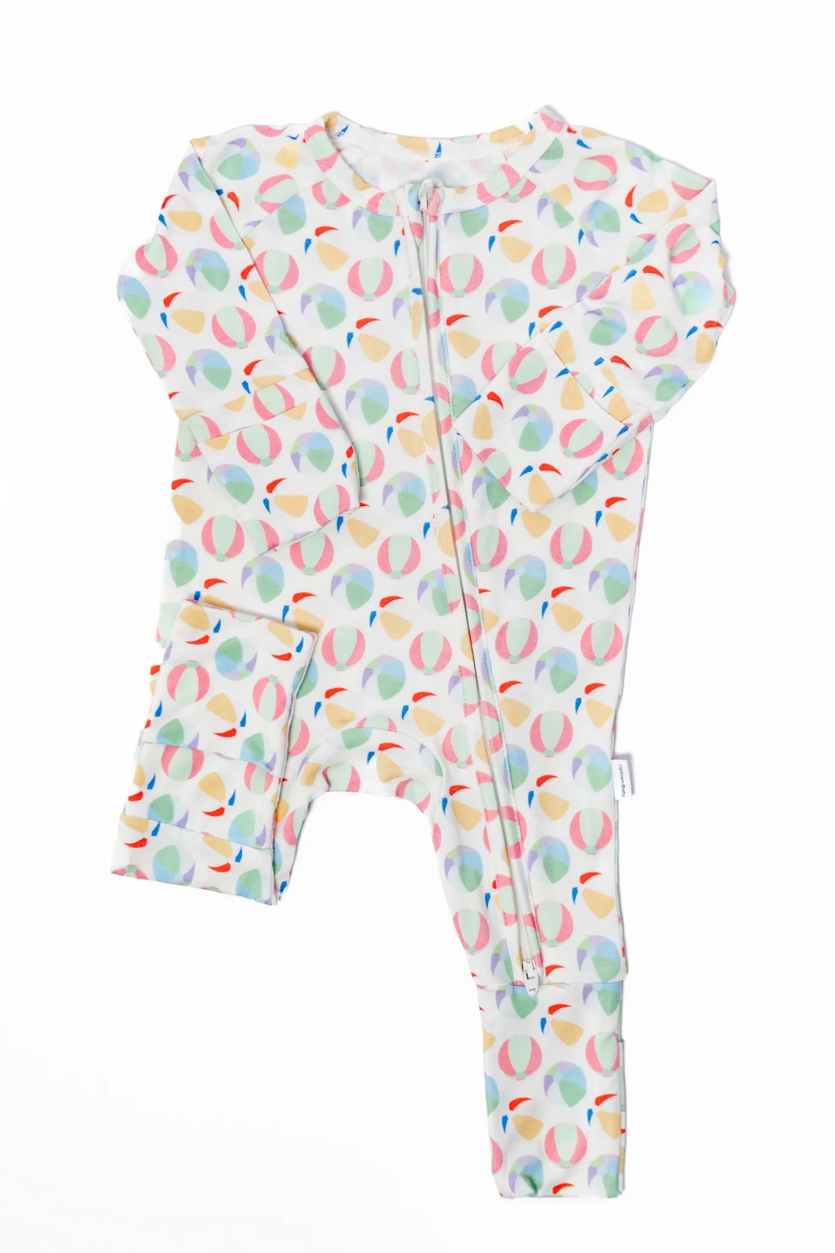 Convertible Zip Sleep Romper / Beach Balls
