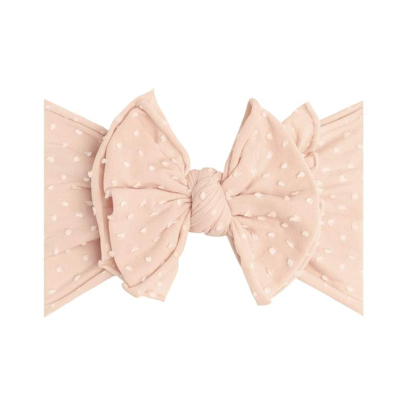 Baby Bling FAB-BOW-LOUS Headband / Petal Shabby Dot