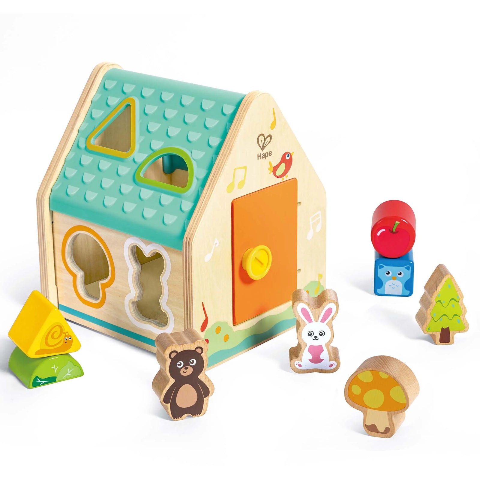 Hape Critter House Shape Sorter Set