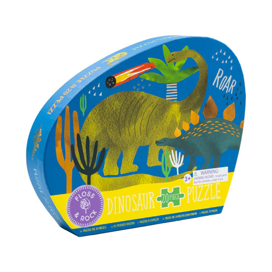Dinosaur Shaped Jigsaw Puzzle - 20 Piece
