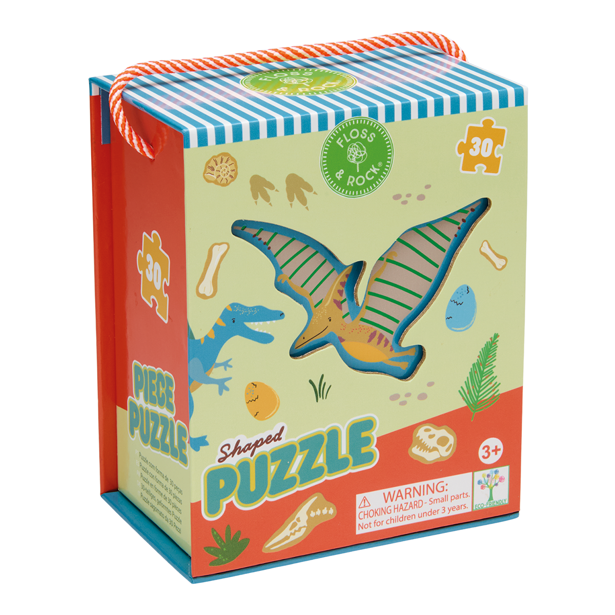 Floss & Rock Dino Shaped Puzzle - 30 PC