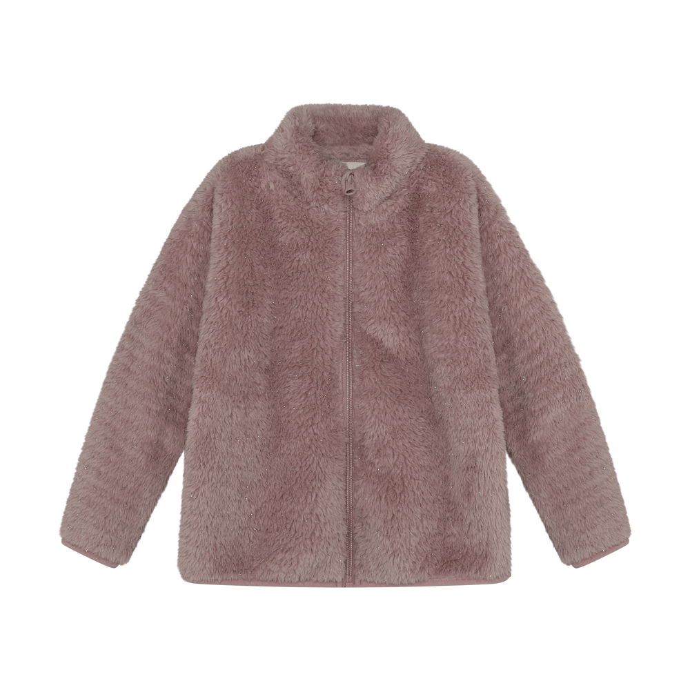 Minymo Glitter Teddy Jacket / Fawn