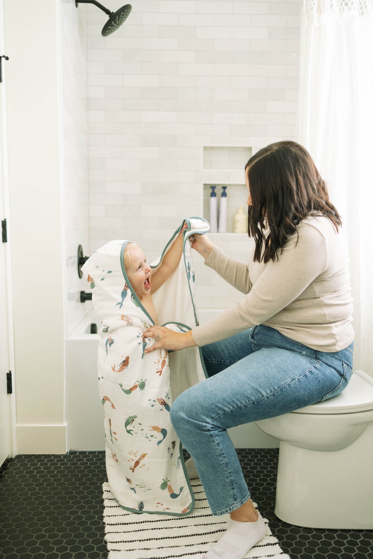 Little Unicorn Toddler Hooded Towel / Mermaids