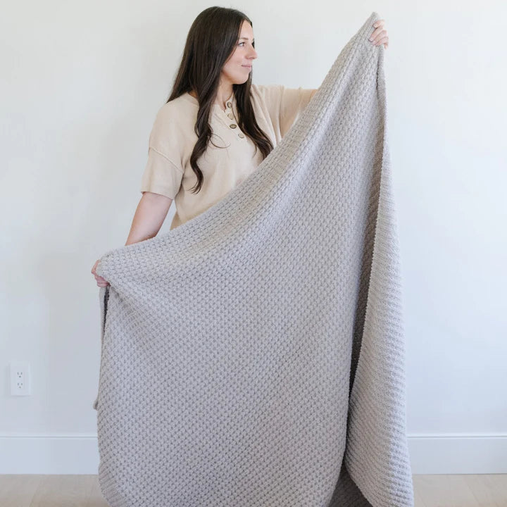 Saranoni Waffle Knit XL Throw Blanket (60"x80")