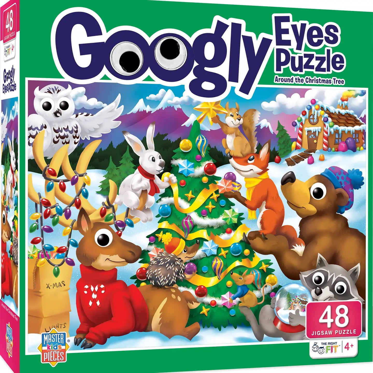 Googly Eyes Puzzle / Around the Christmas Tree