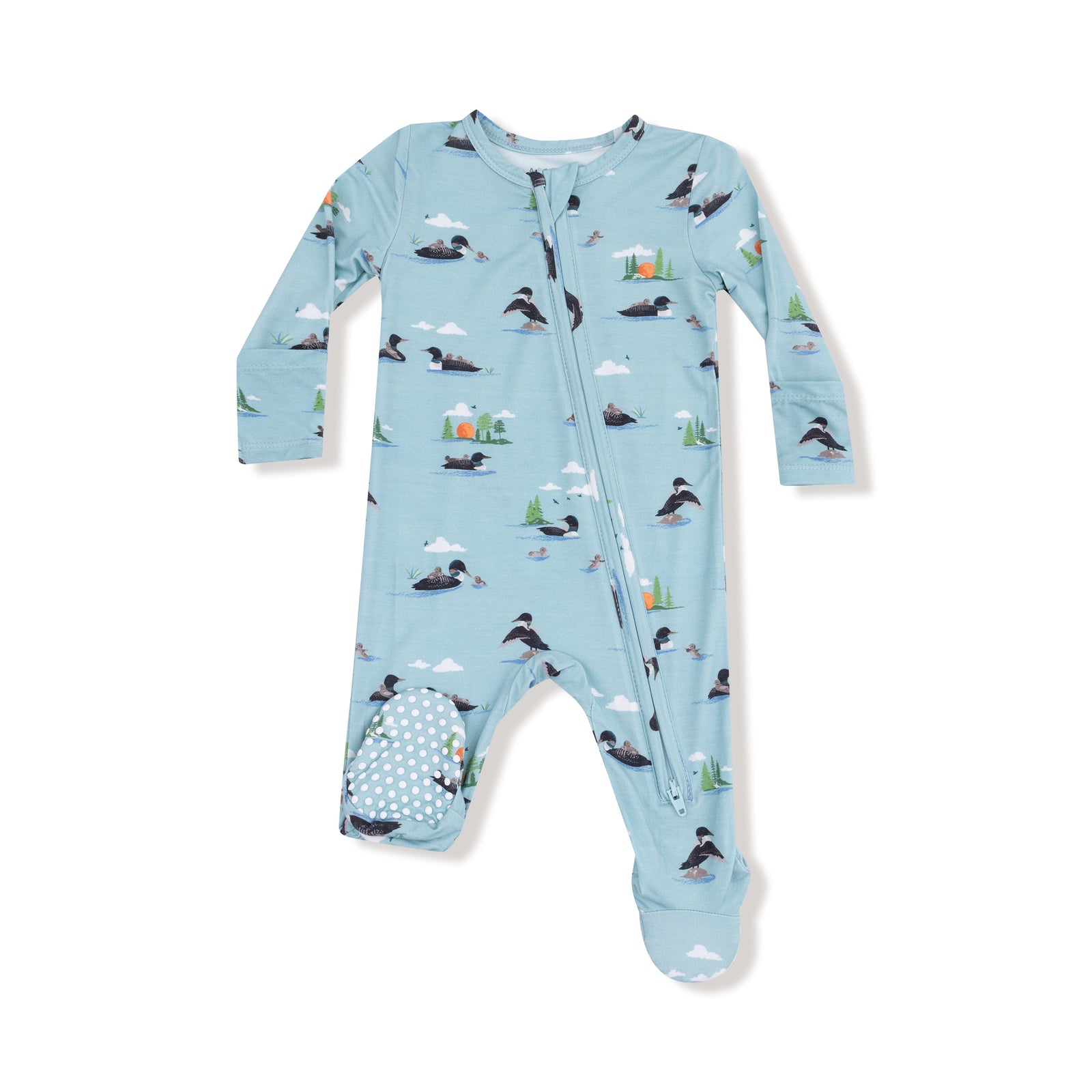 Loons 2 Way Zipper Footie