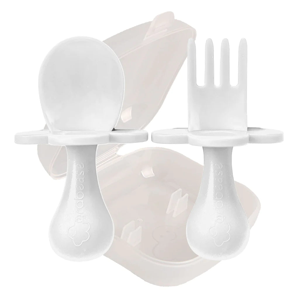 grabease Ergonomic Toddler Fork & Spoon Set
