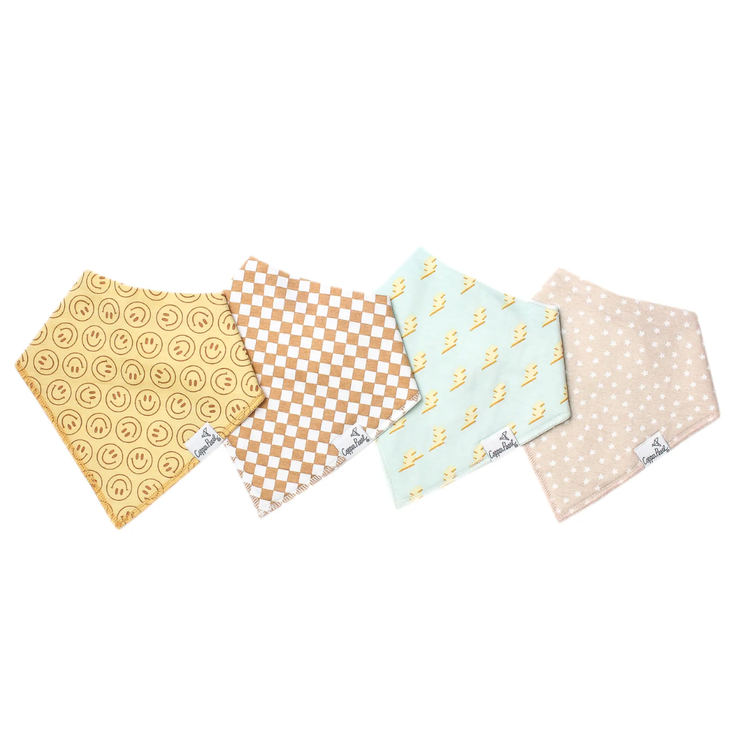 Copper Pearl Bandana Bibs / Vance