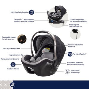 PRE-ORDER Maxi-Cosi Kindred Collection Peri 180 Infant Car Seat