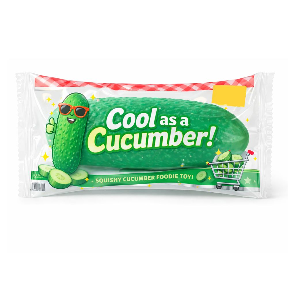 The Big Squij Jumbo Squishy / Cucumber