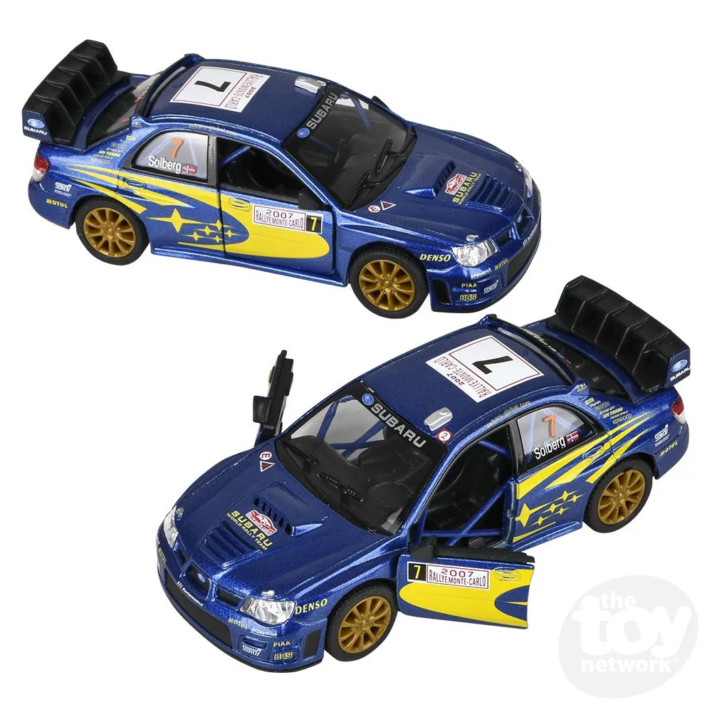 Die-Cast 5" Pull Back Subaru Impreza WRC 2007