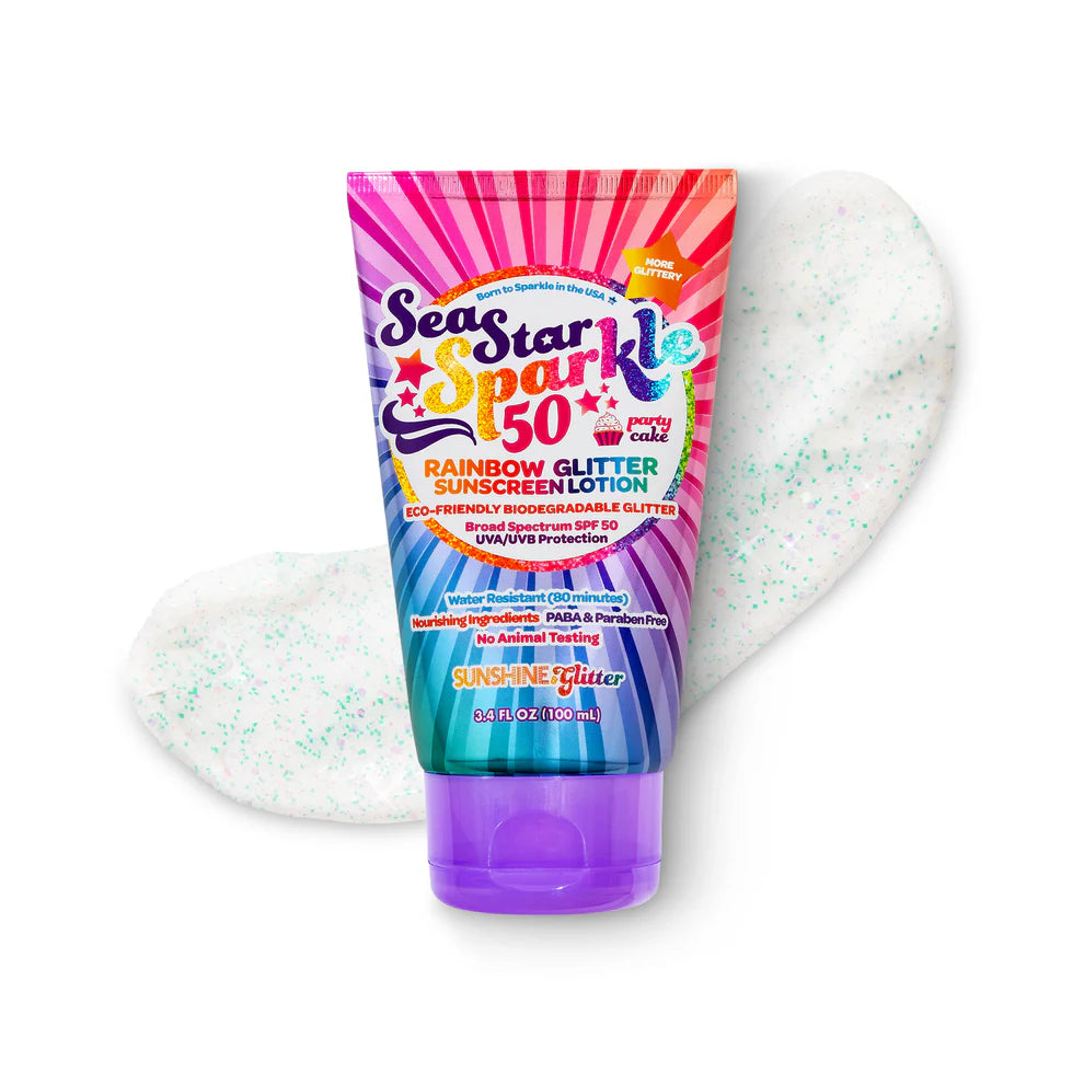 Biodegradable Glitter Sunscreen