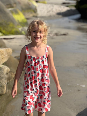 Vignette Tallulah Romper / Strawberries