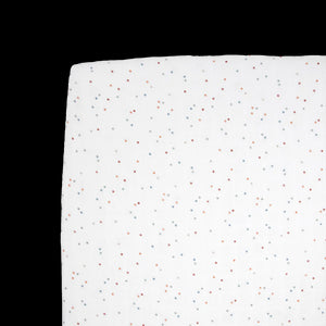 Little Unicorn Cotton Muslin Crib Sheet / Dots
