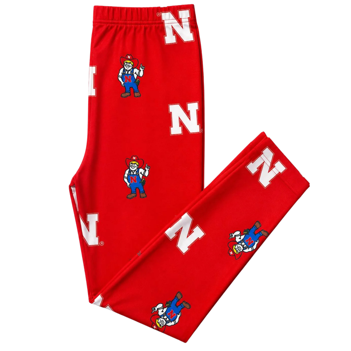 Nebraska Red Herbie Husker Leggings