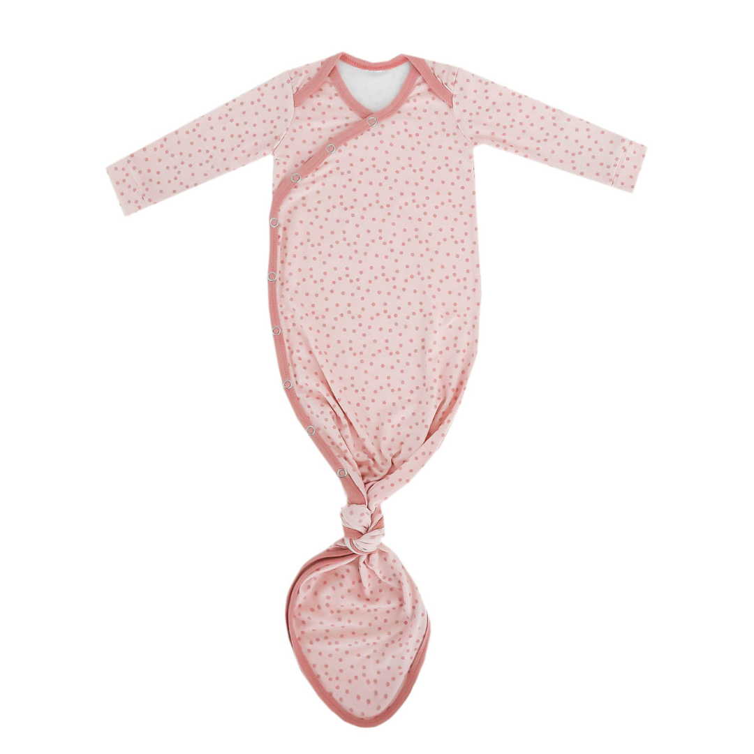 Copper Pearl Newborn Knotted Gown / Dottie