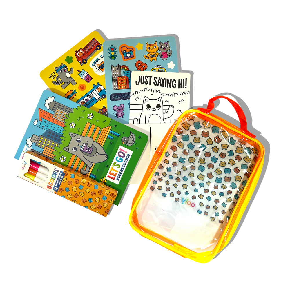 Ooly Let's Go! Activity & Coloring Kit