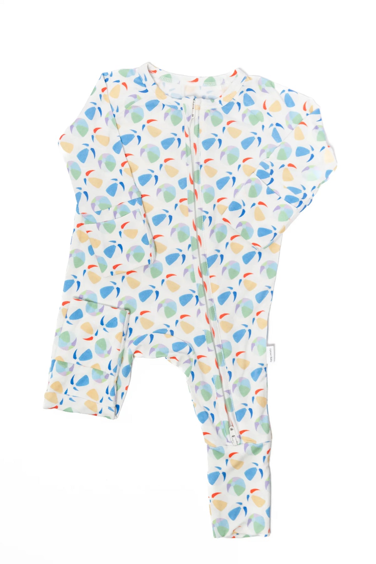 Convertible Zip Sleep Romper / Beach Balls