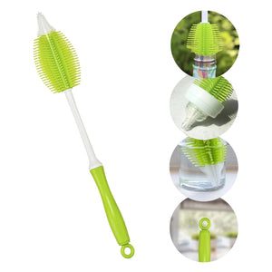 2-in-1 Silicone Bottle Cleaning Brush