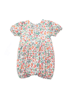Mabel + Honey Florantine Romper / Orange