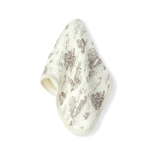 Milkbarn Contour Four Layer Burp Cloth / Country Toile